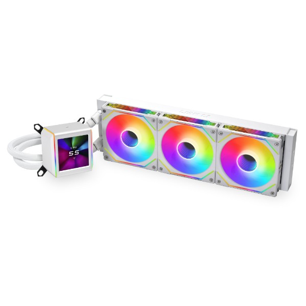 LIAN LI GALAHAD II LCD 360 SL INF WHITE LIQUID COOLER Image