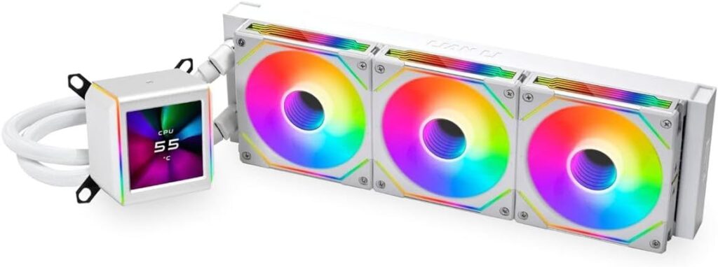 LIAN LI LIQUID COOLER GALAHAD II LCD SL INF 360MM WHITE Image