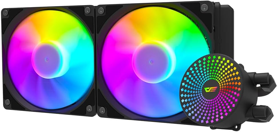 DARKFLASH LIQUID COOLER DX240 TWISTER BLACK Image