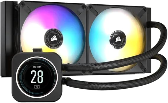 CORSAIR LIQUID COOLER CLIKER H100I ELITE LCD Image