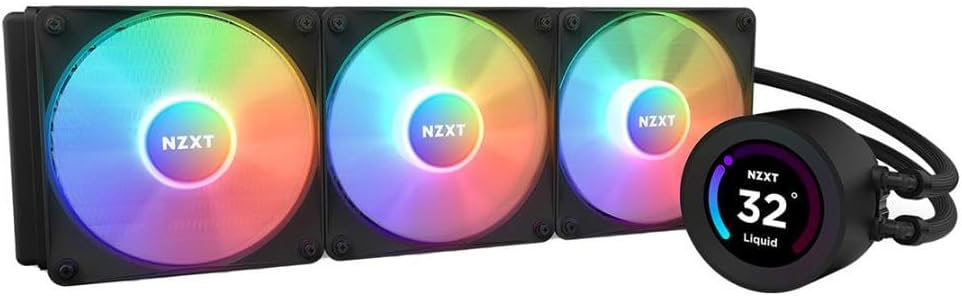 NZXT LIQUID COOLER KRAKEN ELITE 360MM RGB BLACK Image