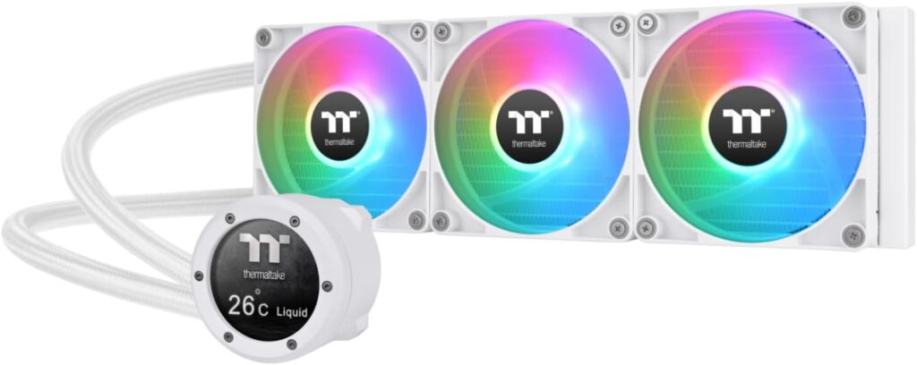 THERMALTAKE LIQUID COOLER TH360 V2 ULTRA RGB SNOW EDITION Image