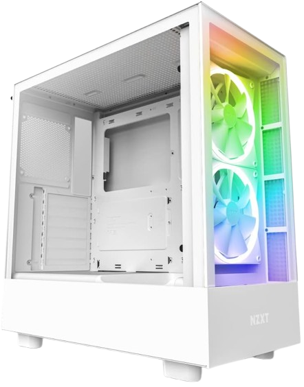 NZXT CASE H5 ELITE RGB WHITE Image