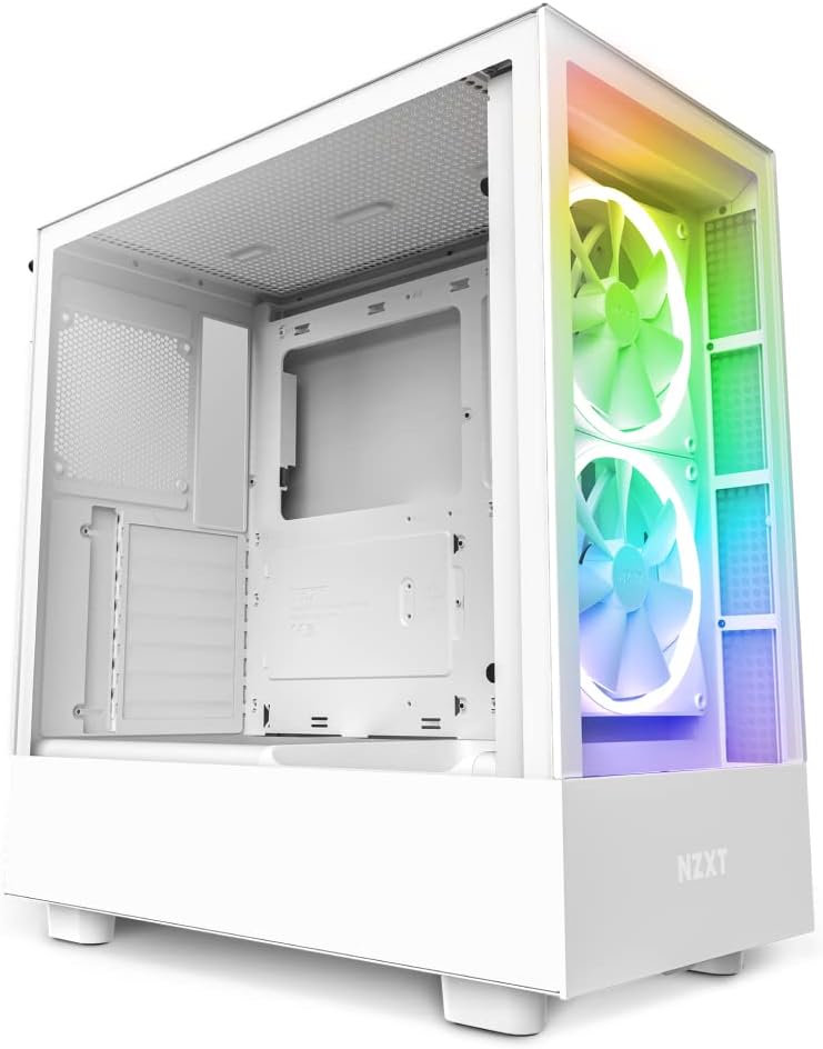 NZXT CASE H5 ELITE RGB WHITE Image