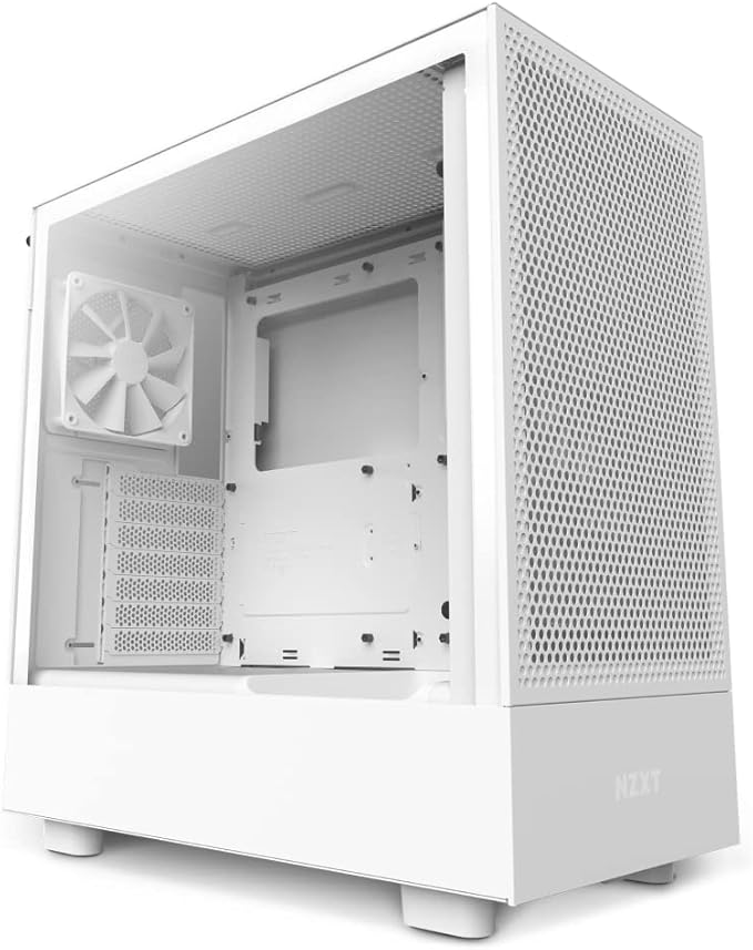 NZXT CASE H5 FLOW RGB WHITE Image