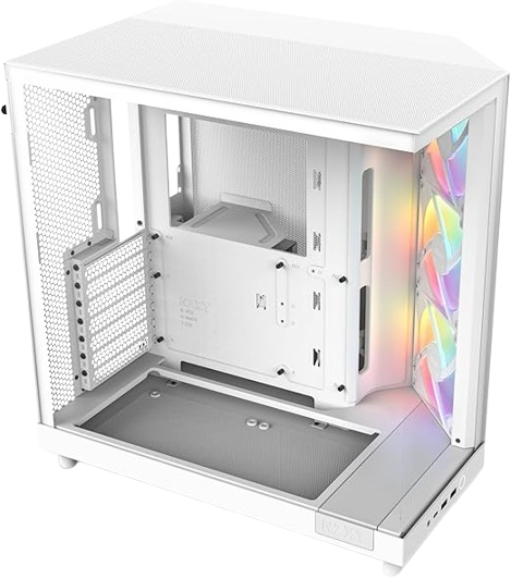 NZXT CASE H6 FLOW RGB WHITE Image