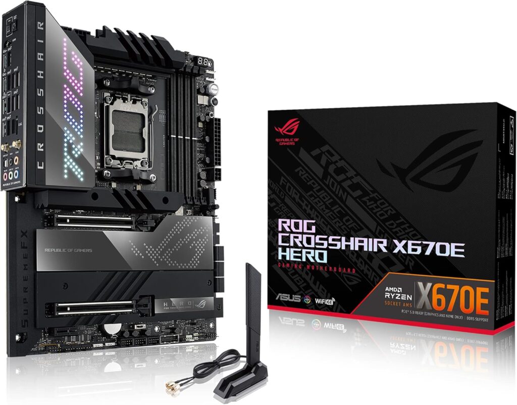 ASUS MOTHERBOARD ROG CROSSHAIR X670E HERO Image