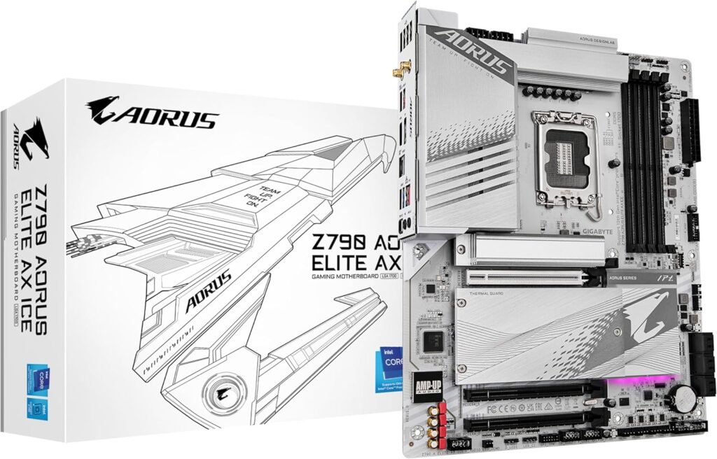 GIGABYTE MOTHERBOARD Z790 AORUS ELITE AX ICE DDR5 Image