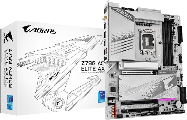GIGABYTE Z790 AORUS ELITE AX ICE DDR5 MOTHERBOARD Image