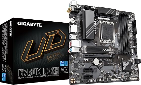 GIGABYTE MOTHER BOARD B760M DS3H AX DDR5 Image