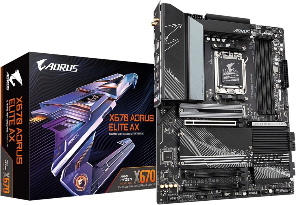 GIGABYTE MOTHERBOARD X670 AORUS ELITE AX Image