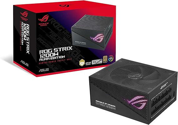 ASUS POWER SUPPLY ROG STRIX 1200W GOLD AURA EDITION Image