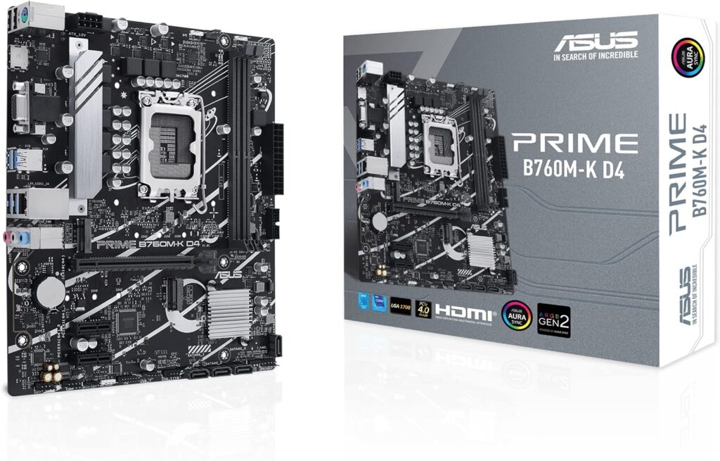 ASUS MOTHERBOARD B760M K PRIME DDR4 Image