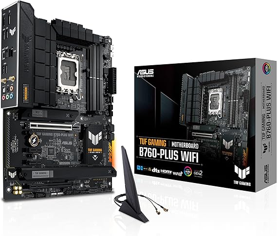 ASUS MOTHERBOARD B760 PLUS TUF GAMING WIFI DDR5 Image