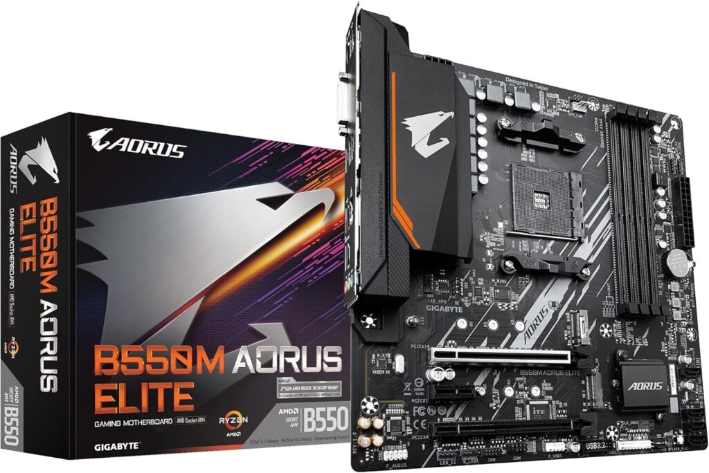 GIGABYTE MOTHER BOARD B550M AORUS ELITE Image