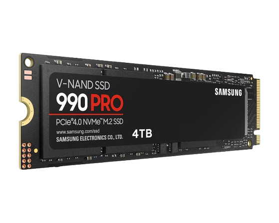 SAMSUNG 990 PRO NVME M.2 4TB GEN 4 SSD Image