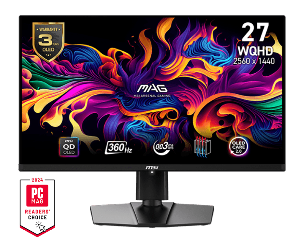 MSI MAG 271QPX GAMING MONITOR Image
