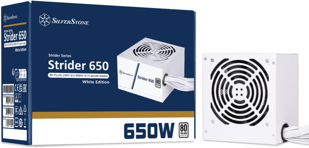 SILVERSTONE POWER SUPPLY STRIDER 650W WHITE Image