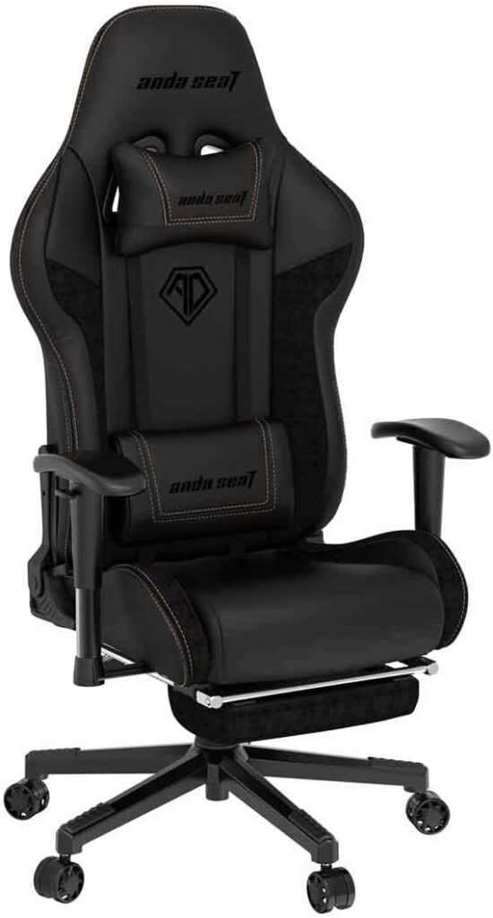 AndaSeat Jungle 2 Premium Gaming Chair Footrest Edition Black Image