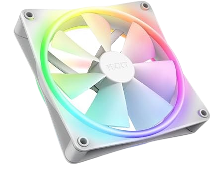 NZXT F140 RGB Duo – 140mm Dual-Sided RGB Fan – White Image
