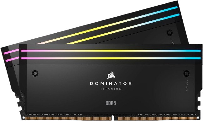 DOMINATOR TITANIUM 48GB (2x24GB) 7200MHz C36 Black Image