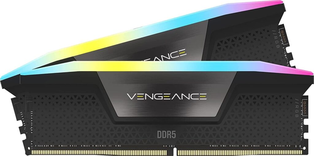 VENGEANCE® RGB 64GB (2x32GB) DDR5 DRAM 6000MT/s CL40 Grey Image