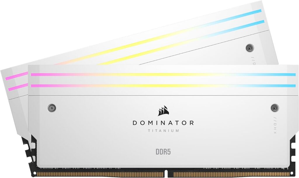 DOMINATOR TITANIUM 96GB (2x48GB) 6400MHz C32 White Image