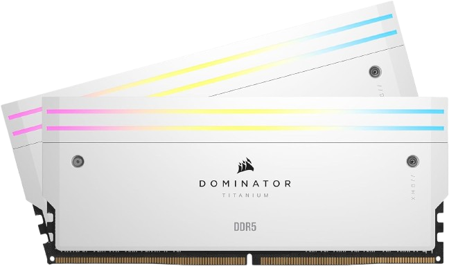 DOMINATOR TITANIUM 48GB (2x24GB) 7200MHz C36 White Image