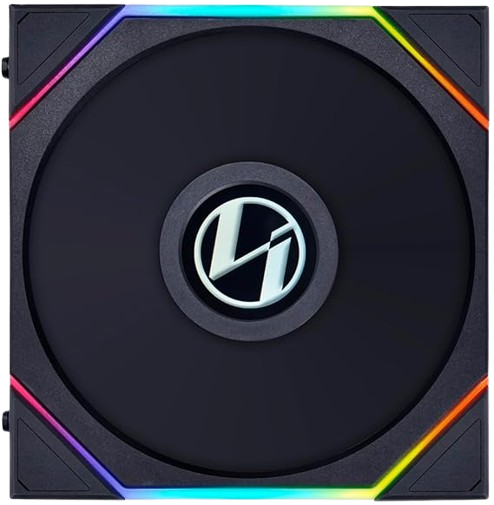Lian Li UNI Fan TL LCD 140-1.6” LCD Screen with Infinity Mirror ARGB Fan- Black Image