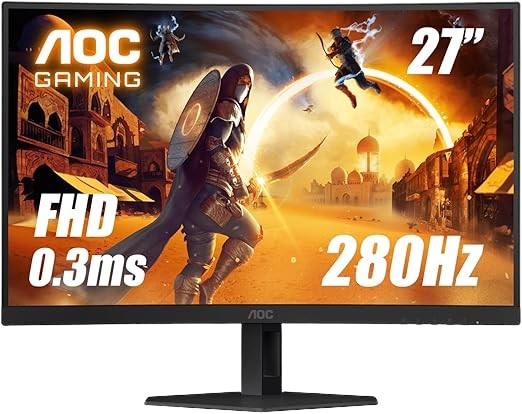 AOC C27G4ZE 27″ 280Hz Curved Ultra-Fast Gaming Monitor Image