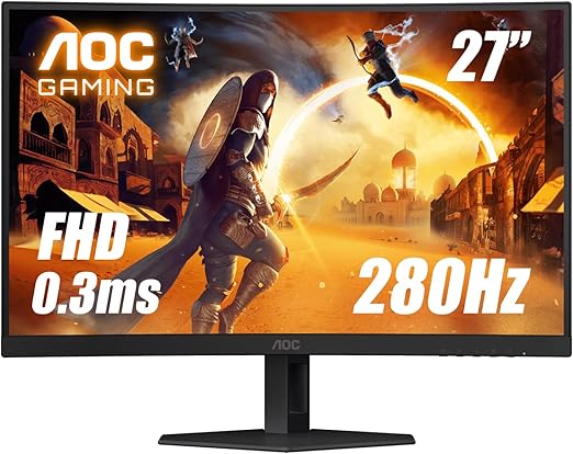 AOC C27G4ZE 27″ 280Hz Curved Ultra-Fast Gaming Monitor Image