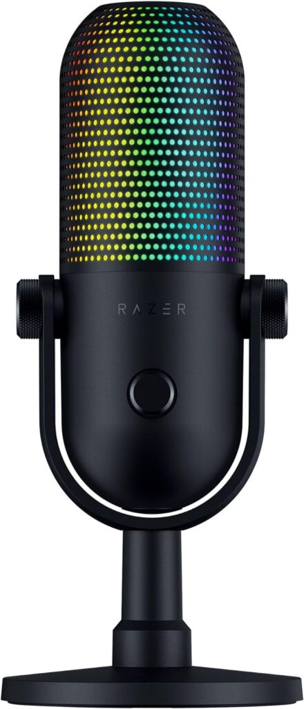 Razer Seiren V3 Chroma RGB USB Microphone – Black Image