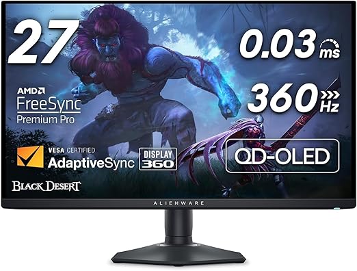 Alienware AW2725DF 27 Inch QHD (2560×1440) Gaming Monitor Image