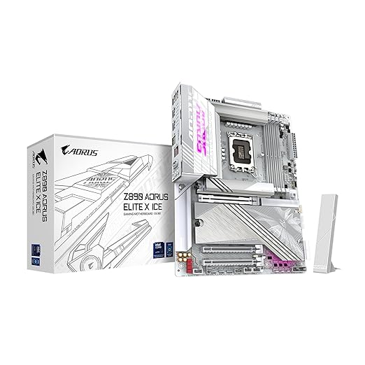 GIGABYTE Z890 Aorus Elite X Ice LGA 1851 ATX Motherboard Image