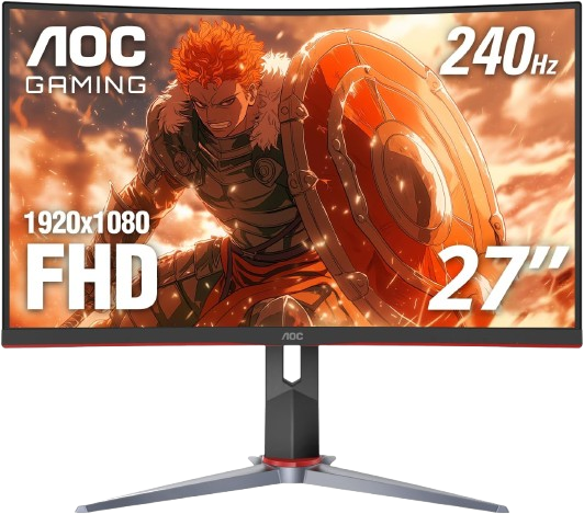 AOC C27G2Z 27″ Curved Frameless Ultra-Fast Gaming Monitor Image