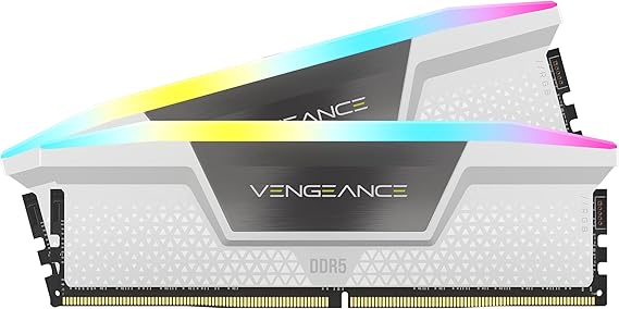 VENGEANCE® 32GB (2x16GB) DDR5 DRAM 6000MHz C36 White Image