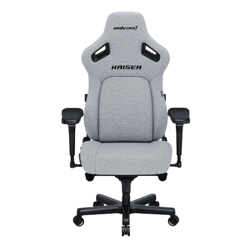 AndaSeat Kaiser 4 Series Premium Gaming Chair XL Size, Linen Fabric, Grey Image