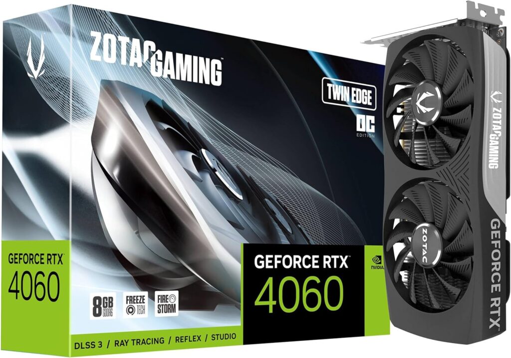 Zotac GAMING GeForce RTX 4060 Twin Edge NVIDIA 8 GB GDDR6 Image