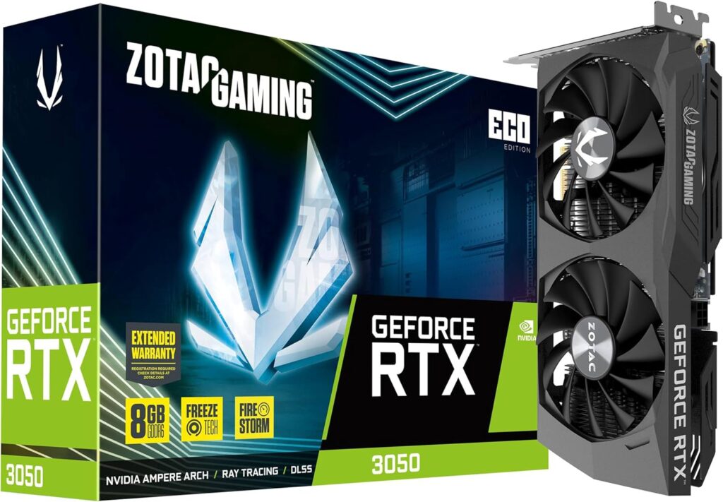 ZOTAC GAMING GeForce RTX 3050 Eco NVIDIA 8 GB GDDR6 Image