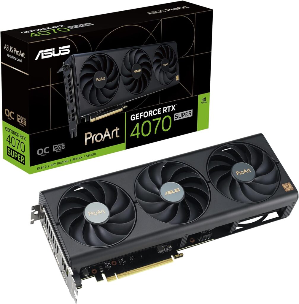 ASUS ProArt GeForce RTX™ 4070 Super OC Edition Graphics Card Image