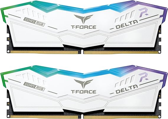 T-FORCE DELTA RGB 6000 64GB (32GBx2) WHITE Image