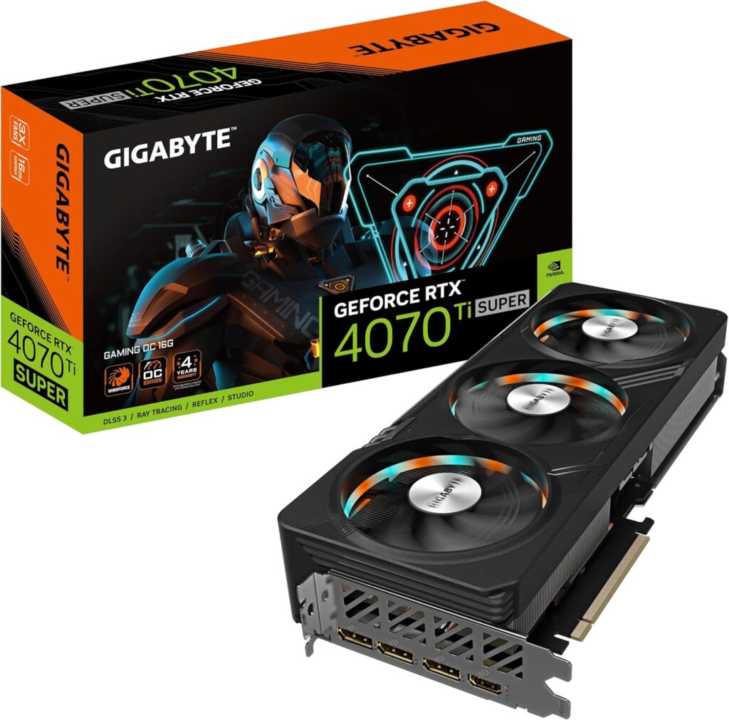 Gigabyte GeForce RTX 4070 Ti SUPER GAMING OC Graphics Card Image