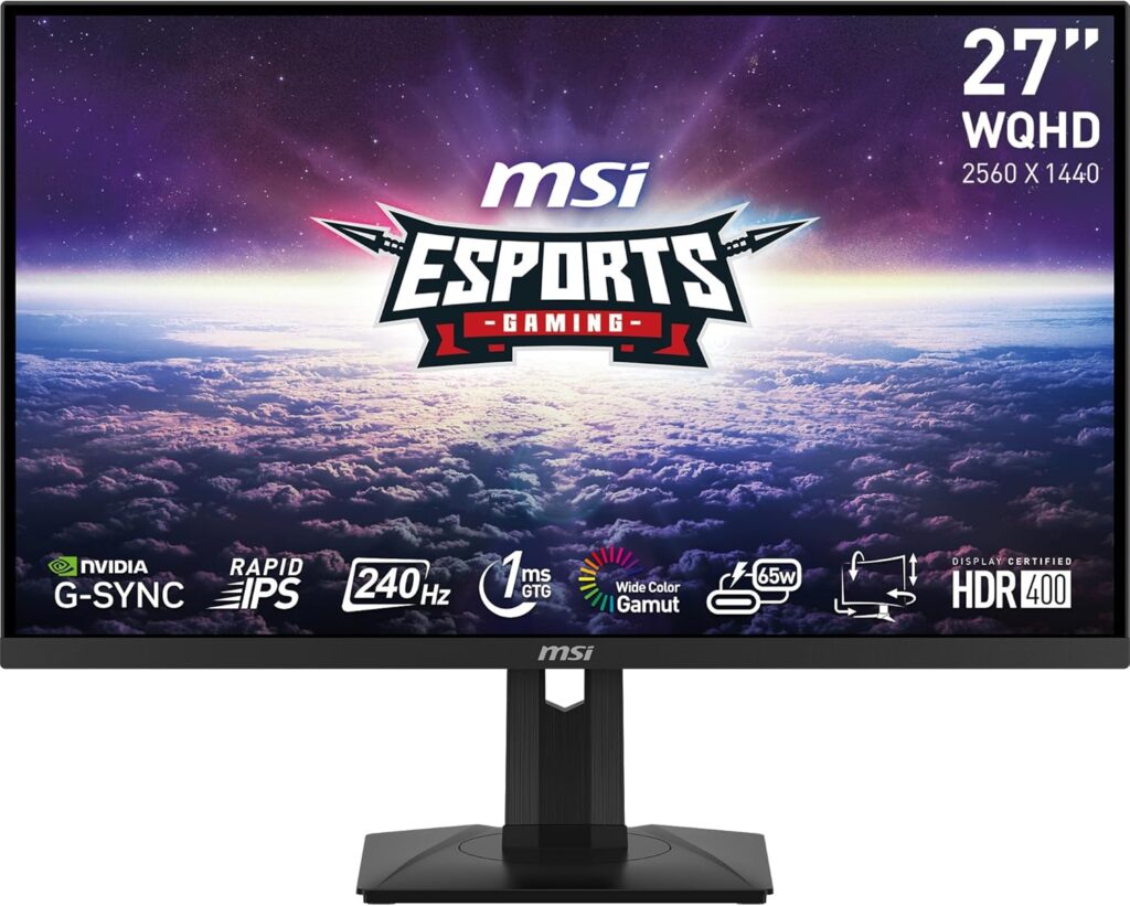 MSI G274QPX, 27″ Gaming Monitor Image