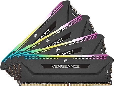 VENGEANCE RGB PRO SL 3200MHz 128GB 4x32GB Black Image