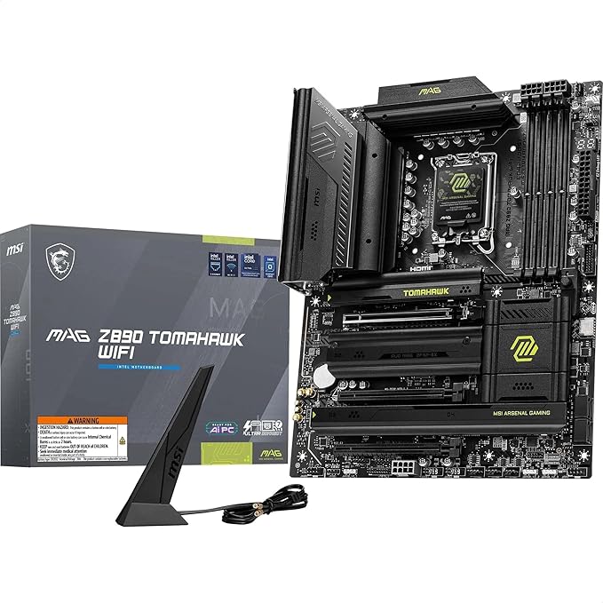 MSI MAG Z890 Tomahawk Wi-Fi LGA 1851 ATX Motherboard Image