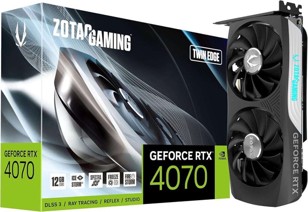 ZOTAC Gaming GeForce RTX 4070 Twin Edge DLSS 3 12GB Image