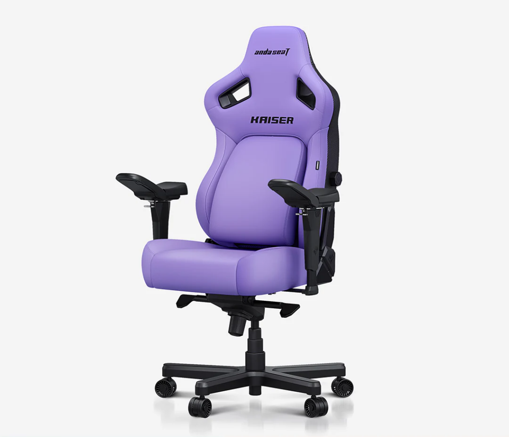 AndaSeat Kaiser 4 Series Premium Gaming Chair XL Size, PVC leather, Purple Image