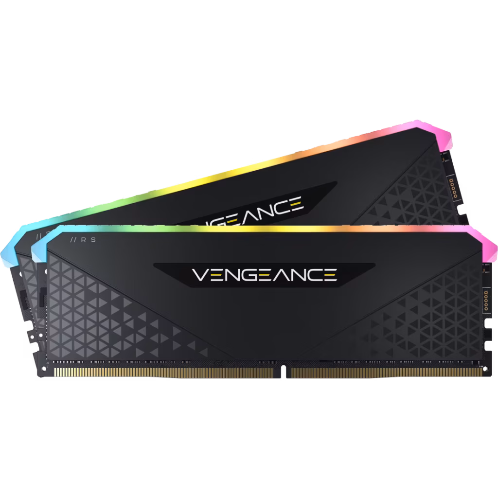 CORSAIR VENGEANCE RS [16GBx2] 3600MHz DDR4 BLACK RAM Image