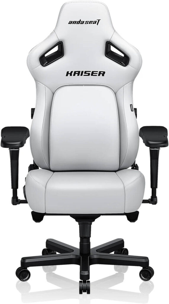 AndaSeat Kaiser 4 Series Premium Gaming Chair XL Size, PVC leather, White Image