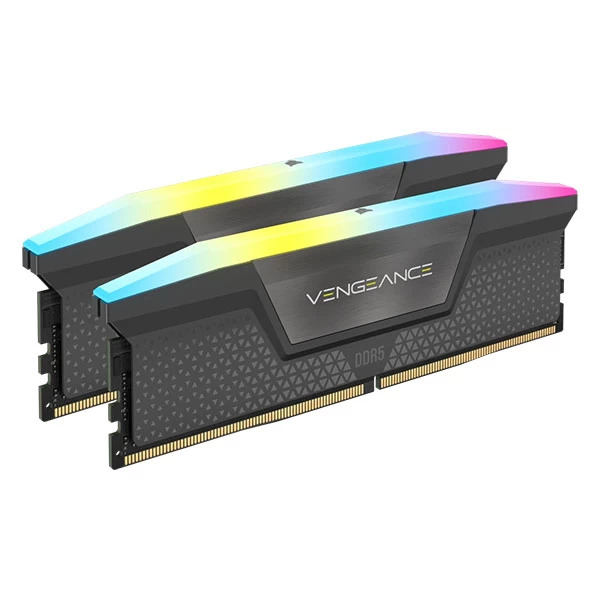 VENGEANCE® 32GB (2x16GB) DDR5 DRAM 6000MHz C36 Black Image